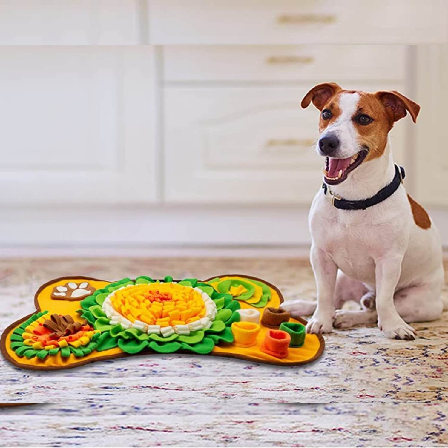 botvormig snuffelkleed hond playing